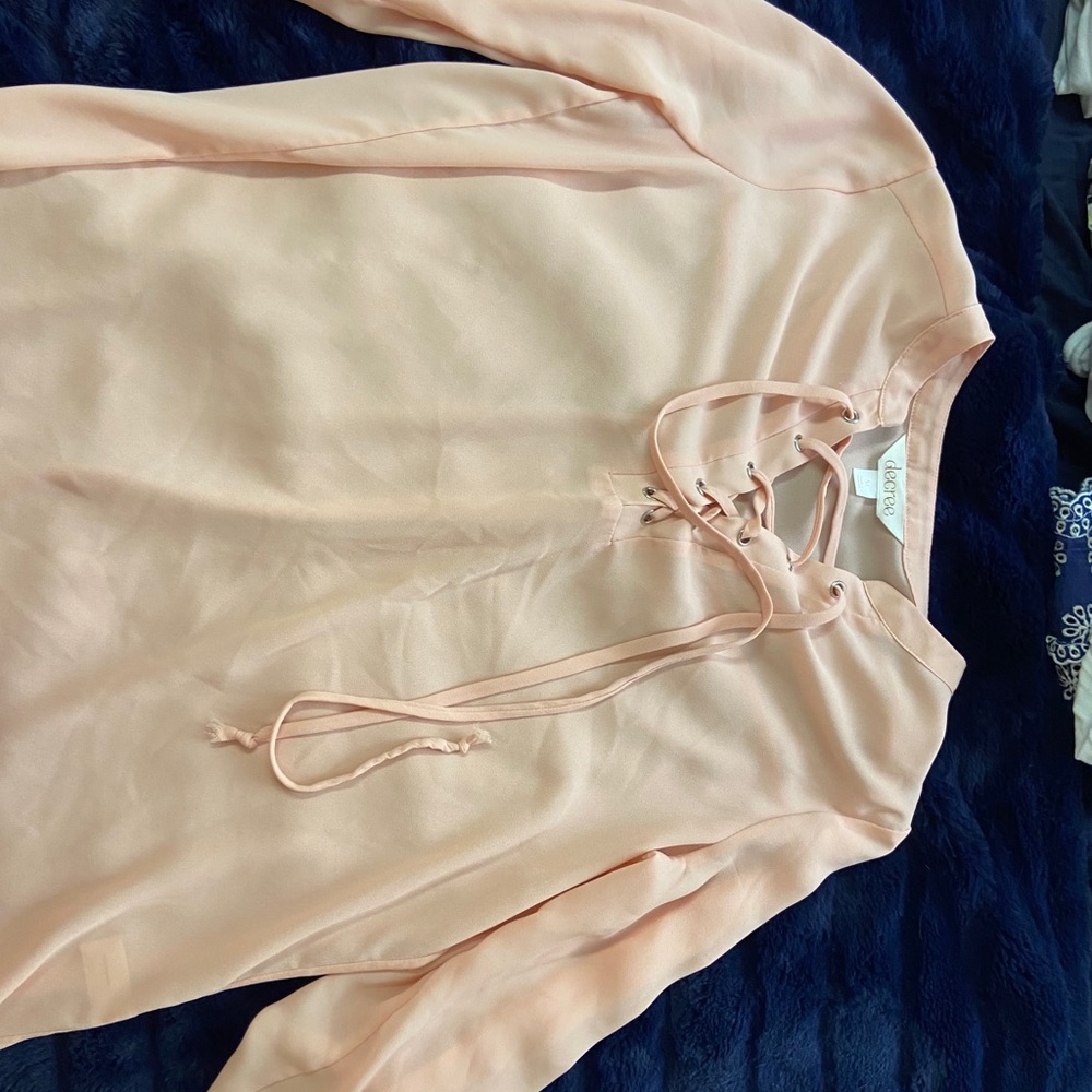Pink blouse